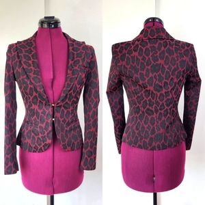 Marciano leopard print blazer